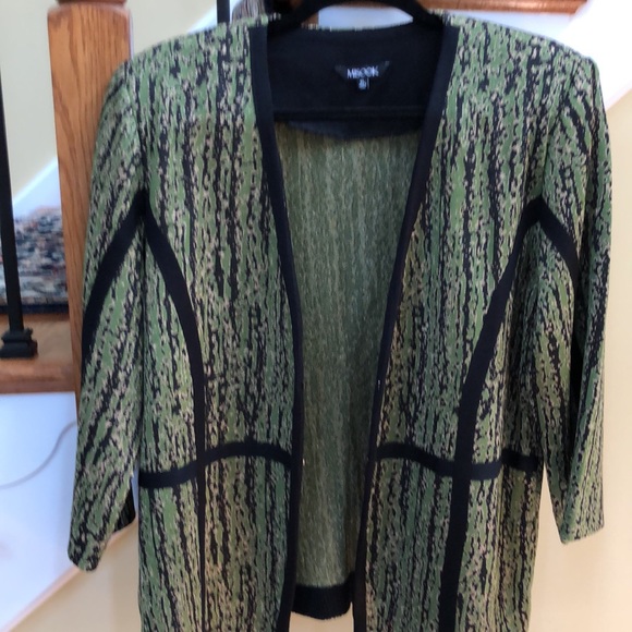 Misook knit jacket size XL, NWOT, three quarter sleeves - Picture 6 of 6
